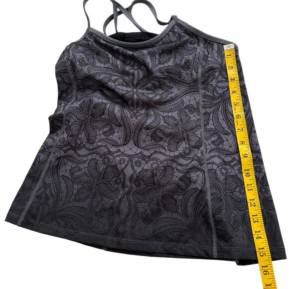 ATHLETA HARMONIOUS STRAPPY YOGA TANK CRISS CROSS TOP WOMEN SIZE SMALL - Picture 9 of 12